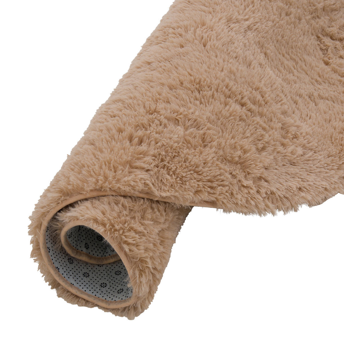 HOCHFLOR SHAGGY TEPPICH FLUFFY RUND - Beige, Textil (200/200cm) - Pergamon