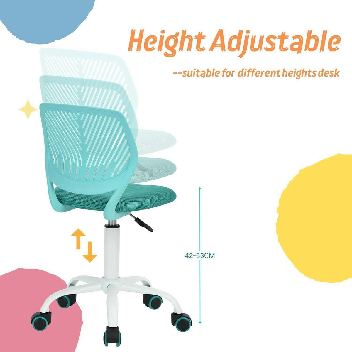 BÜROSTUHL Lila Ergonomisch Verstellbar - Lila, Textil (38.5/87/40cm)