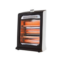 HALOGEN-HEIZUNG Schwarz für außen und innen 800 W - Schwarz, Kunststoff/Metall (24/35/15cm) - Purline
