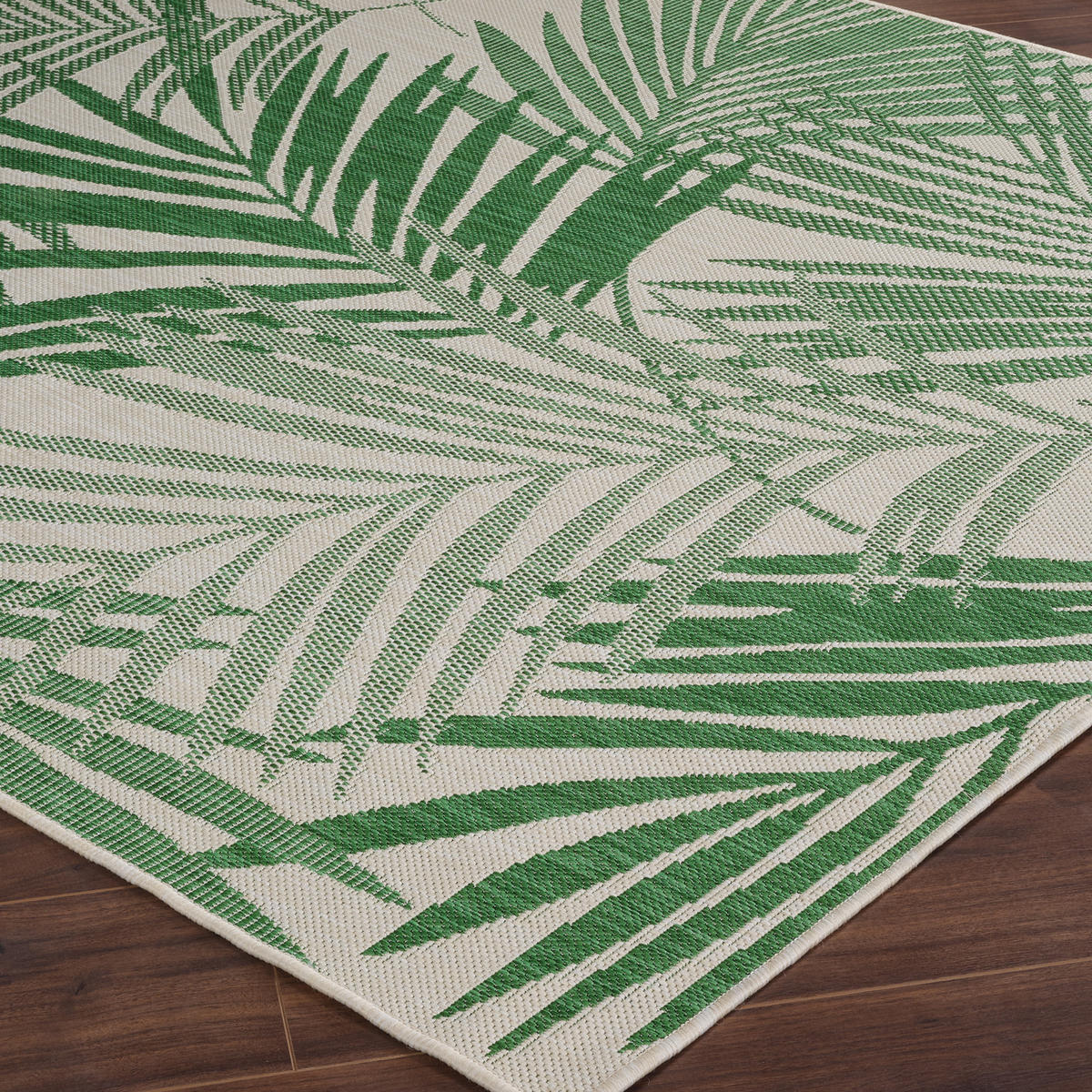 OUTDOORTEPPICH 120x170 cm Grün - Grün, Kunststoff/Textil (120/170cm) - LIVABLISS