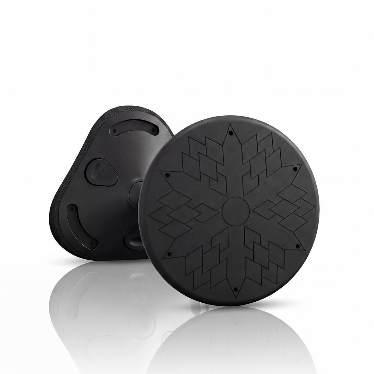 BALANCEHOCKER - Schwarz, Metall (36/58/36cm)