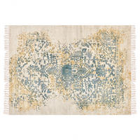 VINTAGE-TEPPICH Boyali 230/160 cm - Grün, Naturmaterialien (160/230cm) - Beliani