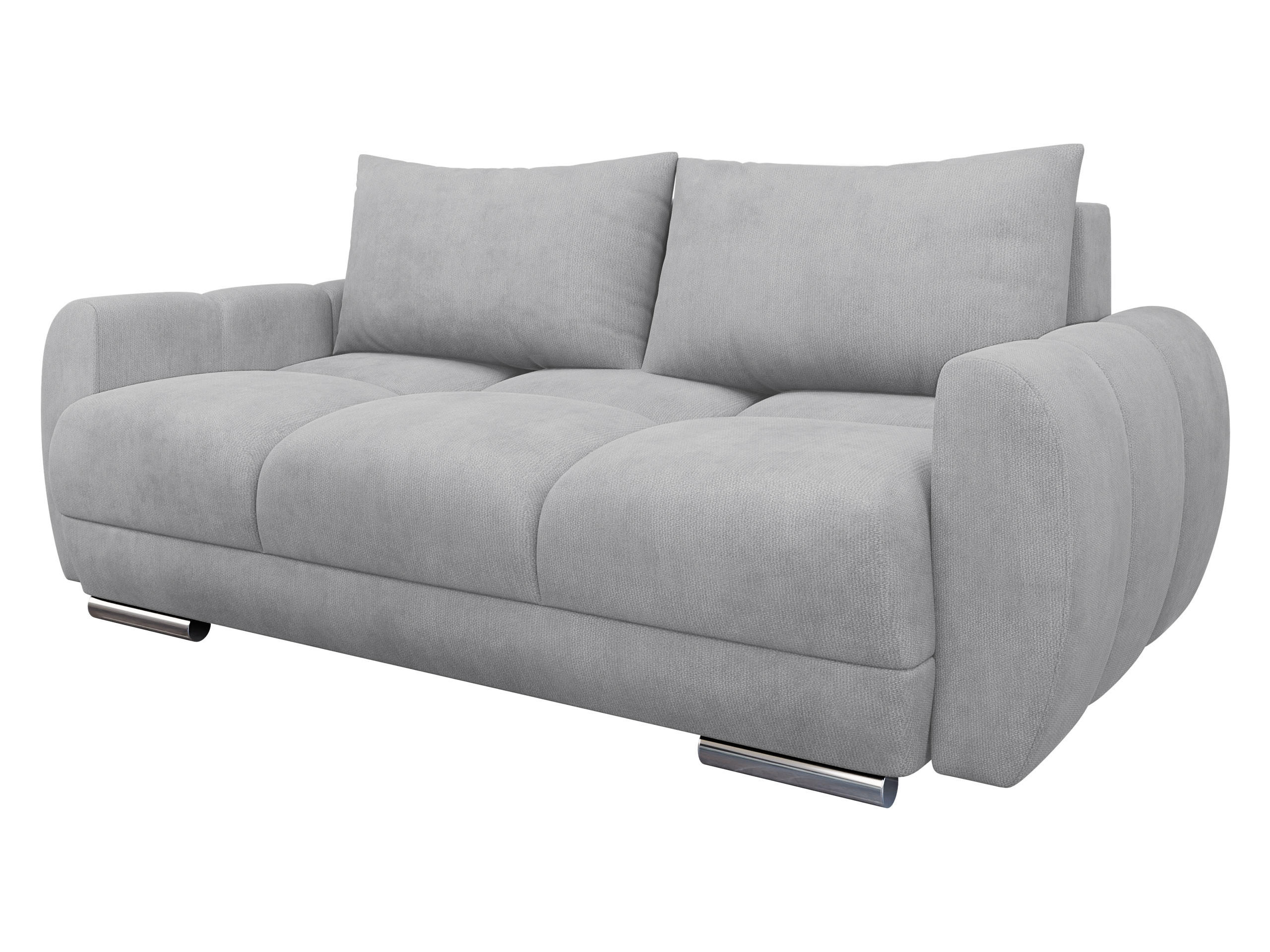 SOFA Logo 2 - Silberfarben, Holz/Kunststoff (186/89/97cm) - MIRJAN24