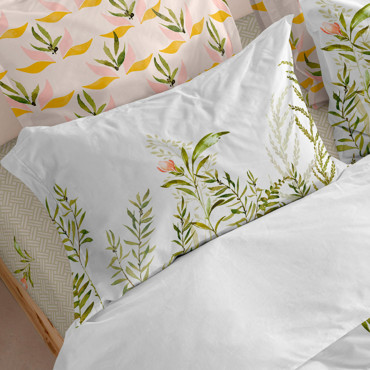 KISSENBEZUG monterosso 45x155 cm mehrfarbig - Multicolor, Textil (45/155cm) - Happy Friday