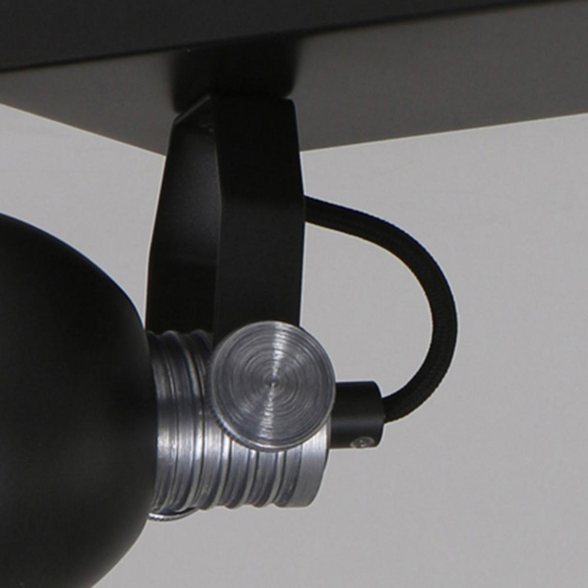 LED DECKENLEUCHTE BROOKLYN Rostbraun Metall - Braun, Metall (29/10/18cm)