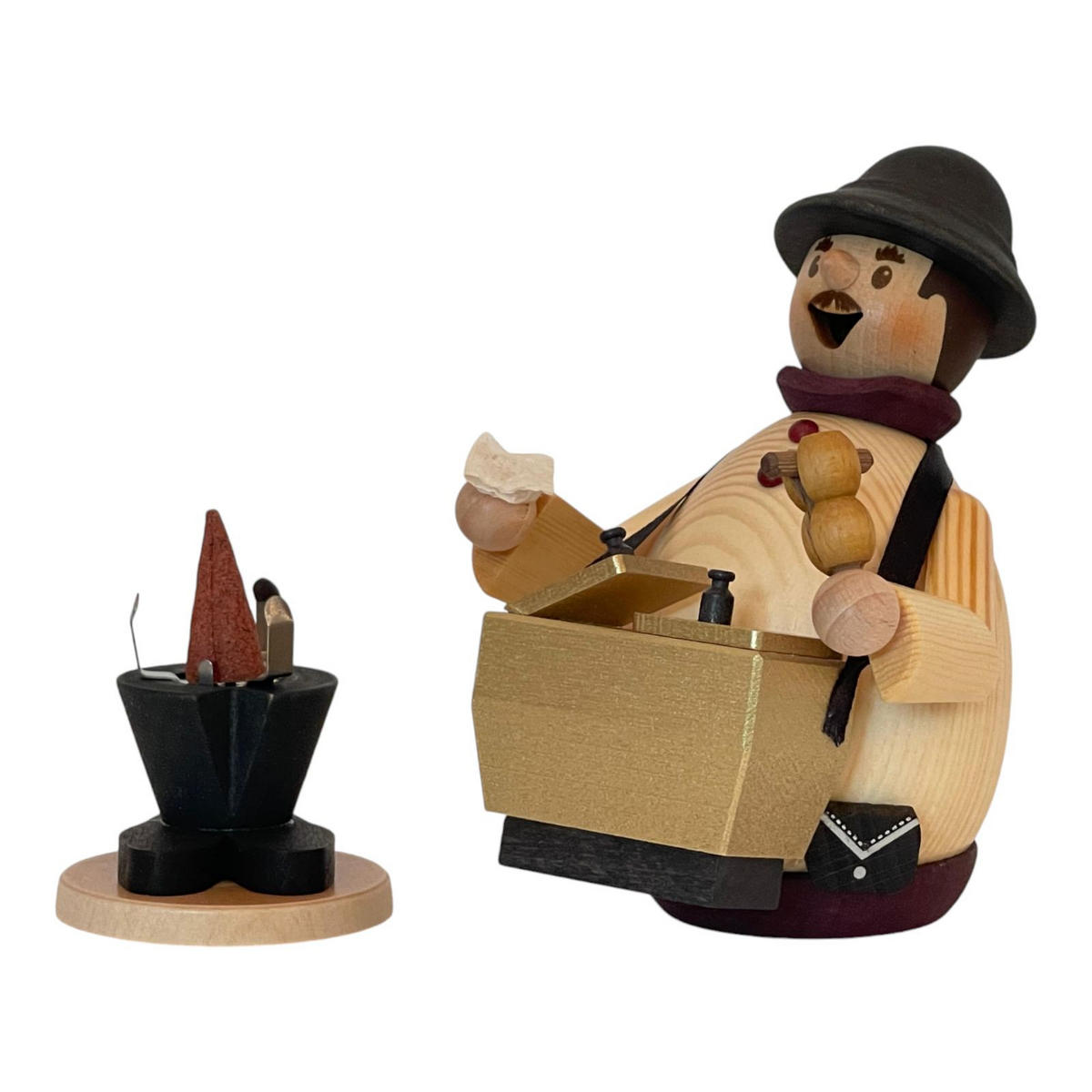 RAUCHMANN Max als Bockwurstverkäufer 16 cm - Multicolor, Holz (10/16/10cm)