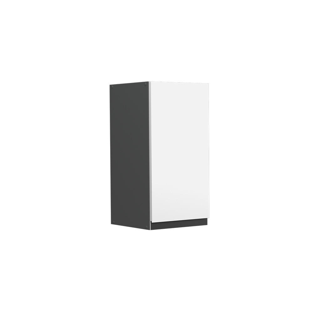 HÄNGESCHRANK R-Line Weiß 30 cm J-Shape - Anthrazit/Weiß, Holzwerkstoff (30/60/31cm) - Vicco