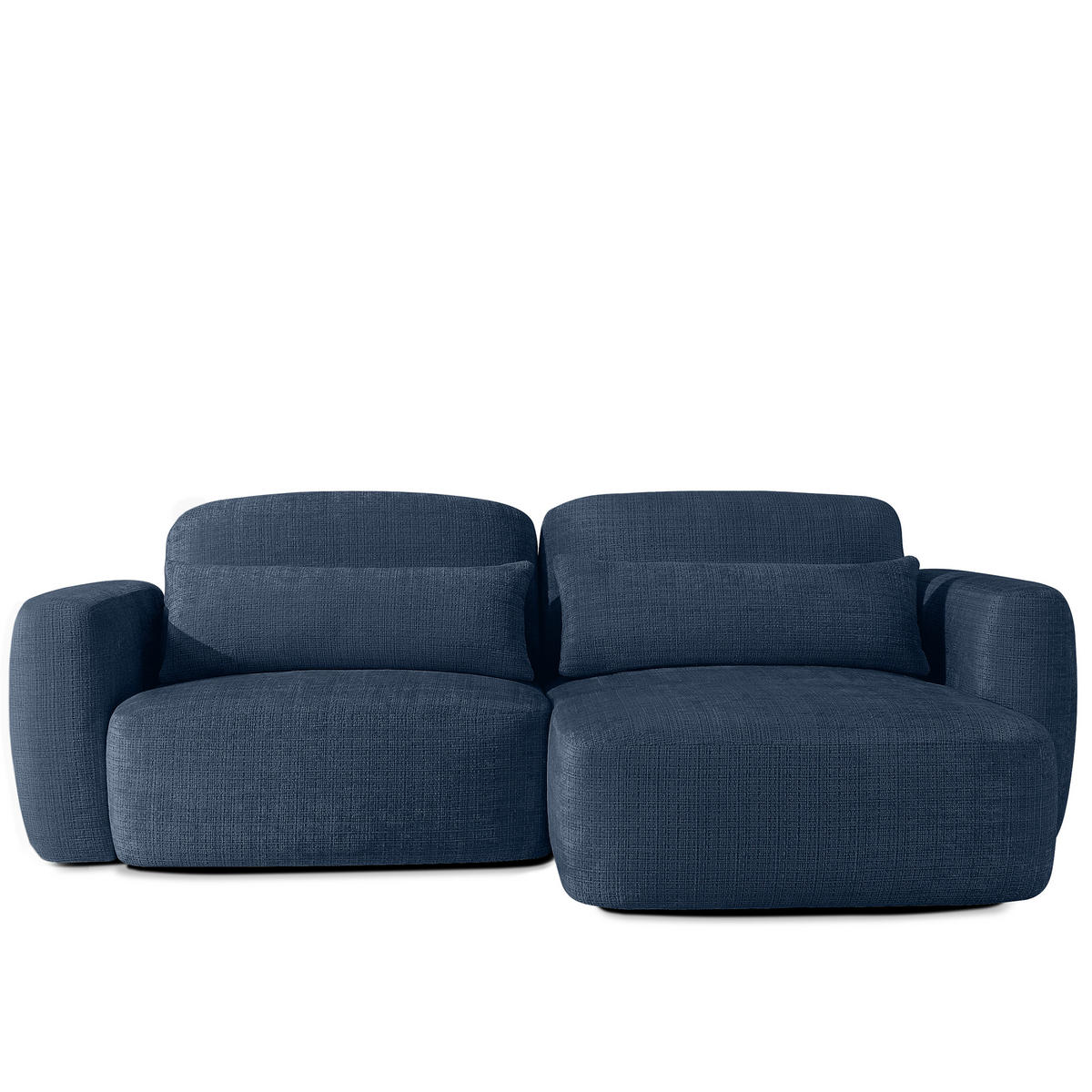 SITZGARNITUR ELOSA - Dunkelblau, Holz/Textil (245/85/165cm) - KONSIMO®