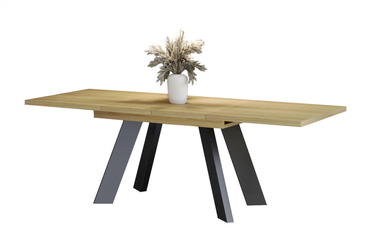 ESSTISCH Como ausziehbar bis 210 cm - Eichefarben, Holzwerkstoff (130/80/76cm) - Endo-Moebel