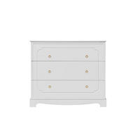 KINDERKOMMODE Royal – rustikale Eleganz und Funktionalität - Weiß, Holzwerkstoff (103/90/51cm) - RAUMHIRSCH FURNITURE