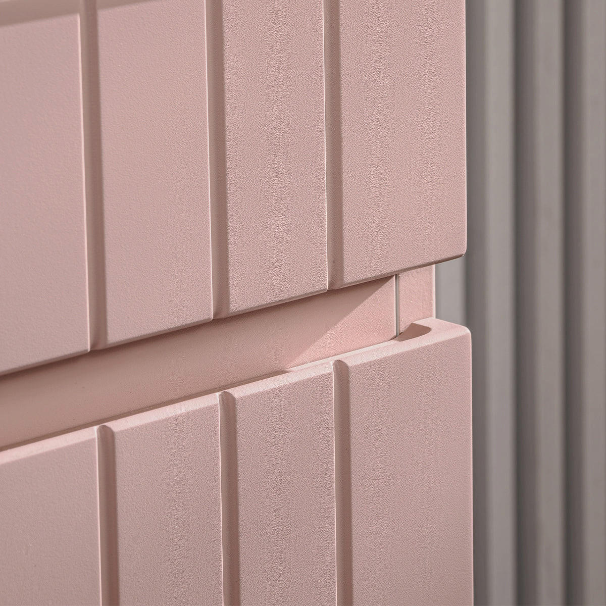 WASCHTISCH 100cm Zelie Rose - Pink, Holzwerkstoff (100/46/46cm) - Petits-meubles