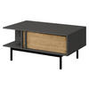COUCHTISCH Alsy AL12 - Eichefarben/Anthrazit, Holzwerkstoff/Kunststoff (60/93/43cm) - MIRJAN24