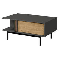 COUCHTISCH Alsy AL12 - Eichefarben/Anthrazit, Holzwerkstoff/Kunststoff (60/93/43cm) - MIRJAN24