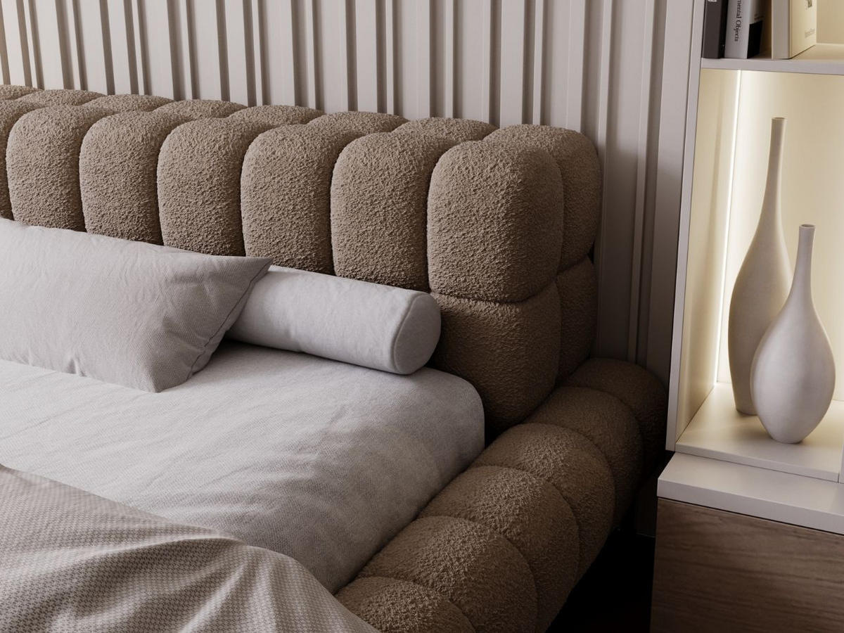 POLSTERBETT Imagine 160x200 Braun - Braun, Textil (160/200cm) - Graingold