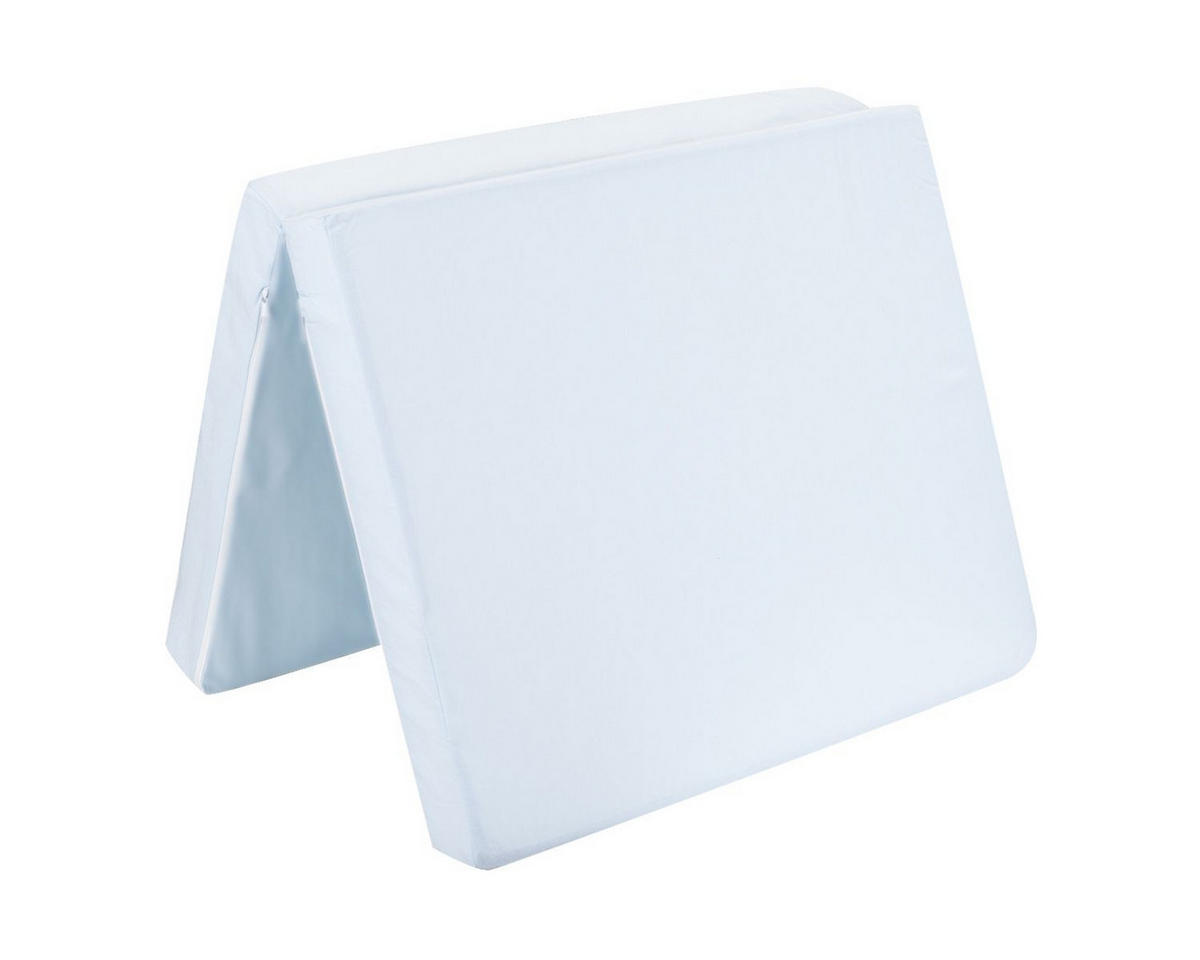 KLAPPMATRATZE Dream Big 80 x 45 x 5 cm blau Dream Big 80 x 45 x 5 cm, Bezug abnehmbar - Blau, Textil - Kikka boo