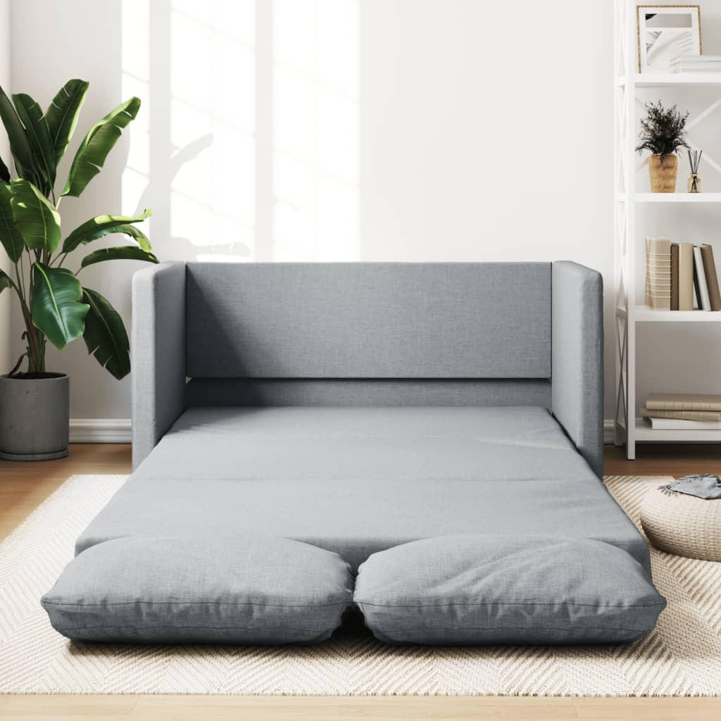 SCHLAFSOFA Anderson - Hellgrau, Textil (112/60/55cm) - Nettlife