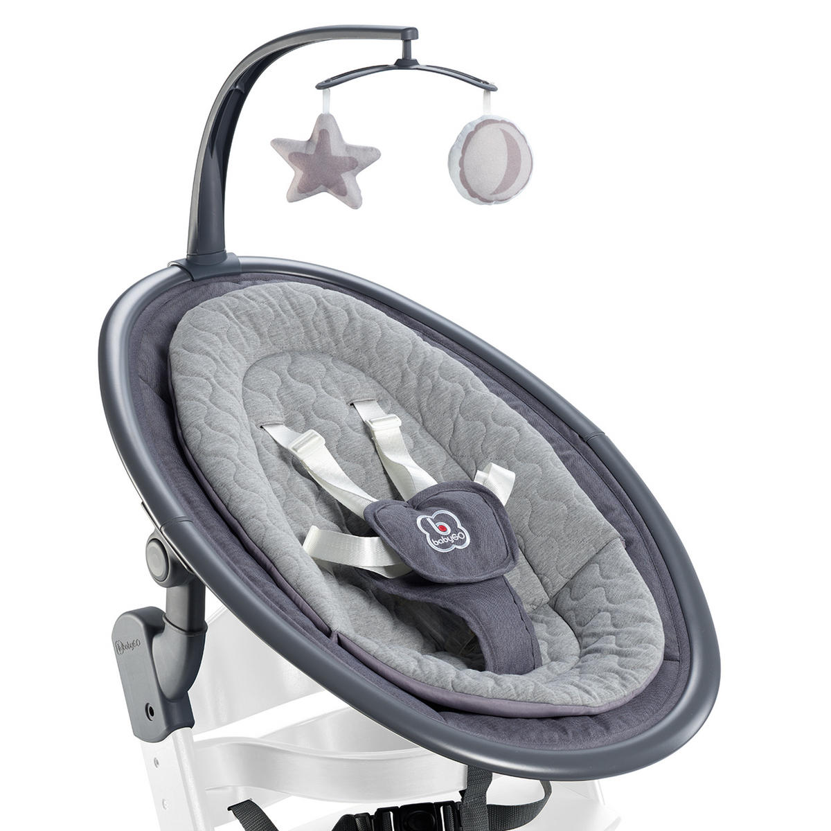 HOCHSTUHL-SET Family Newborn - Weiß, Holz (44/88/63cm) - BabyGo