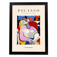 POSTER Picasso Sammlungs22 A3 Schwarzer Rahmen - Schwarz, Papier (29.7/5/42cm) - Nacnic