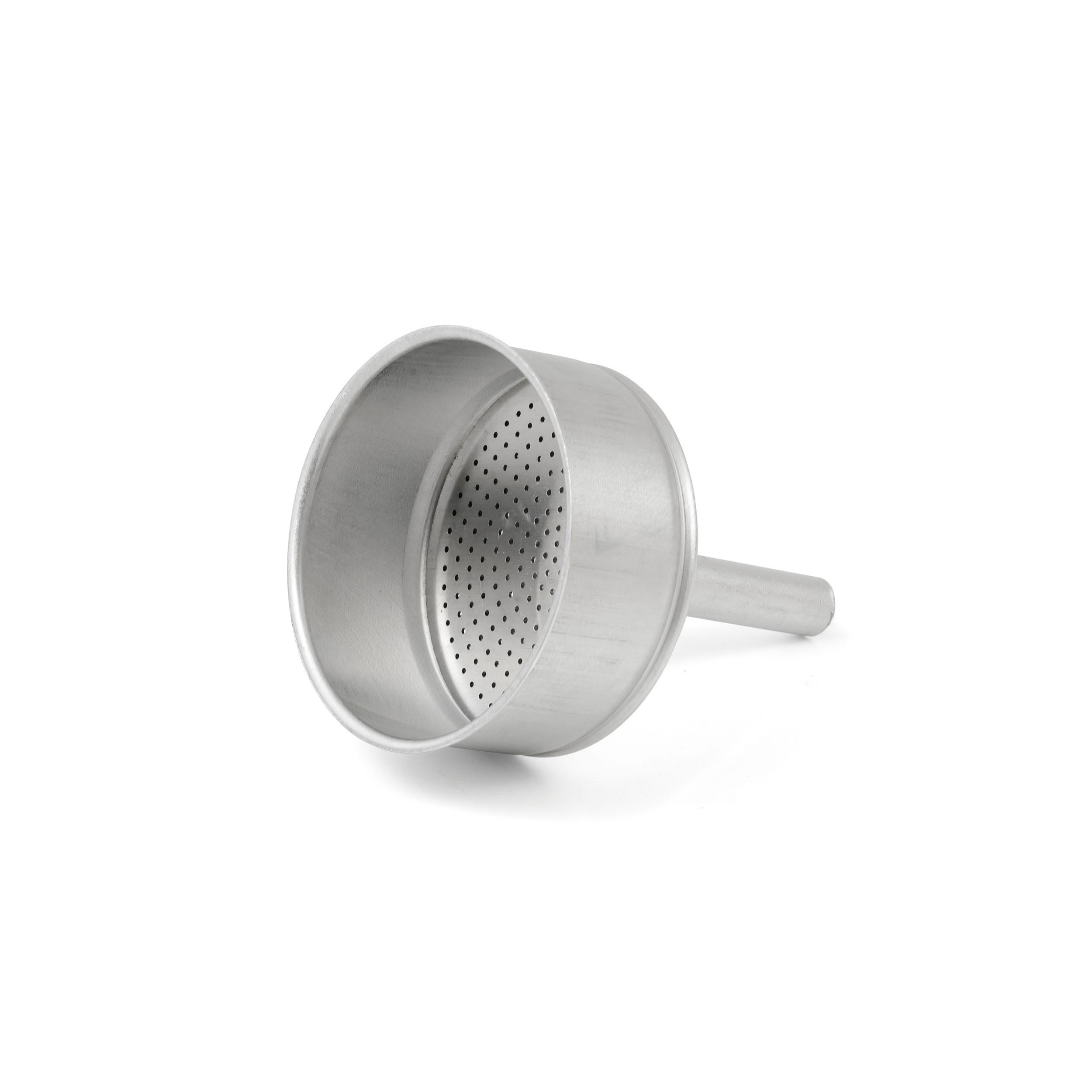 TRICHTER für New Moka Induction Espressokocher 2 Tassen - Silberfarben, Metall - Bialetti