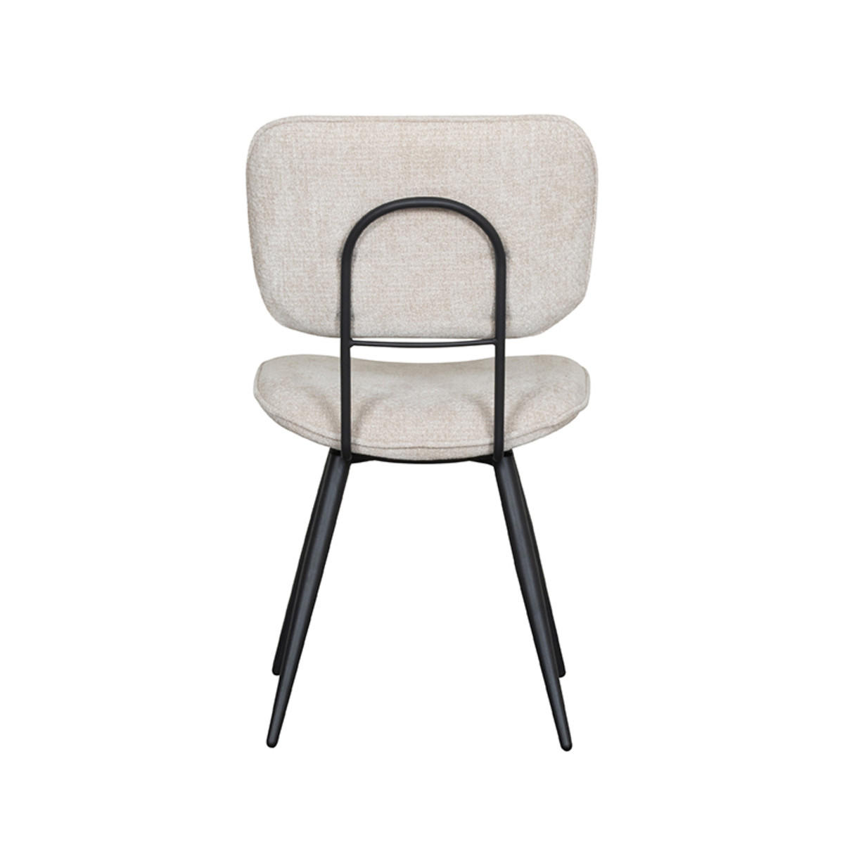 ESSZIMMERSTUHL Liva Beige 60/49/87 cm 2er-Set - Creme, Textil (49/87/60cm) - LABEL51