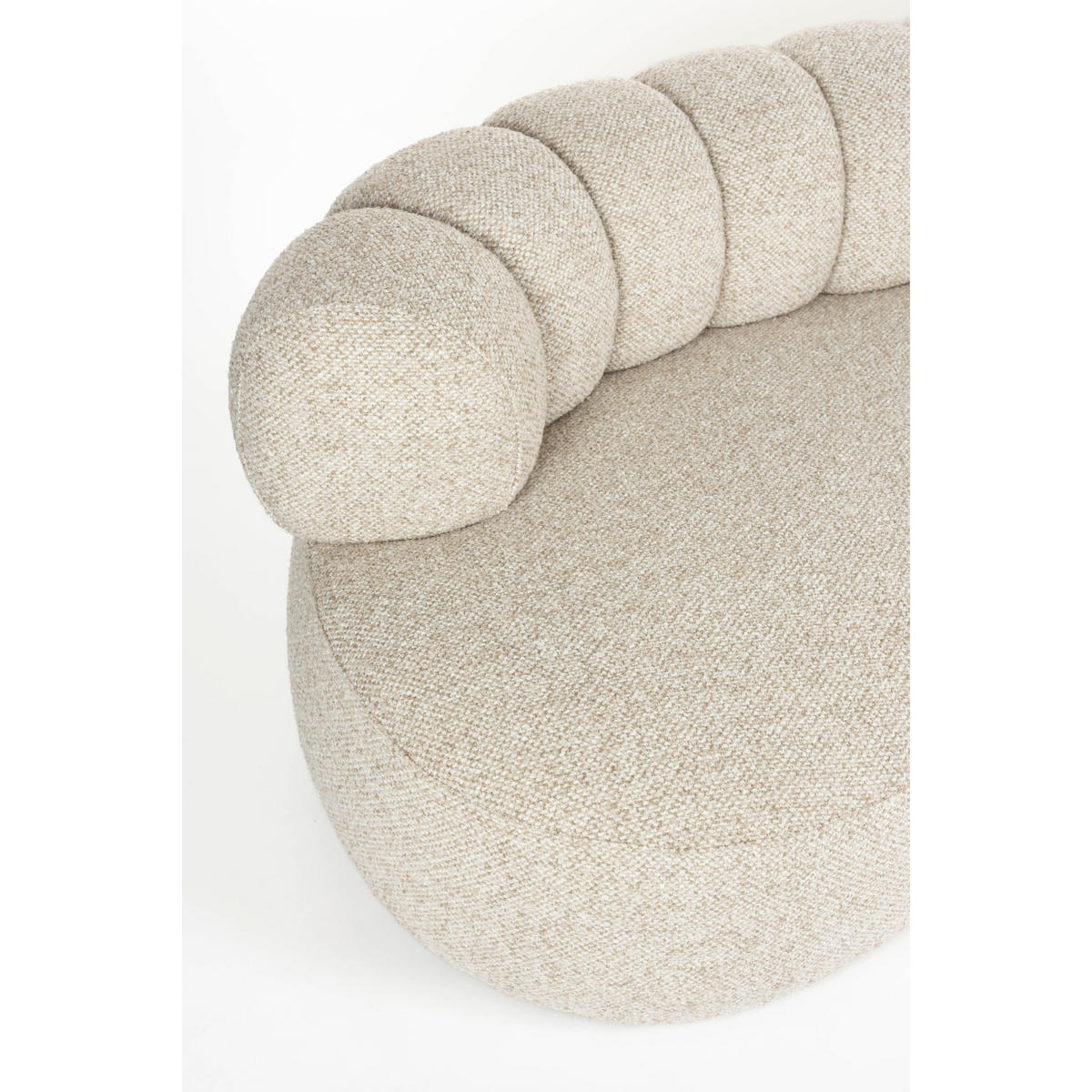 SOFA 4,5-SITZER Duvane Beige - Beige, Kunststoff (310/68/114cm) - Dutchbone