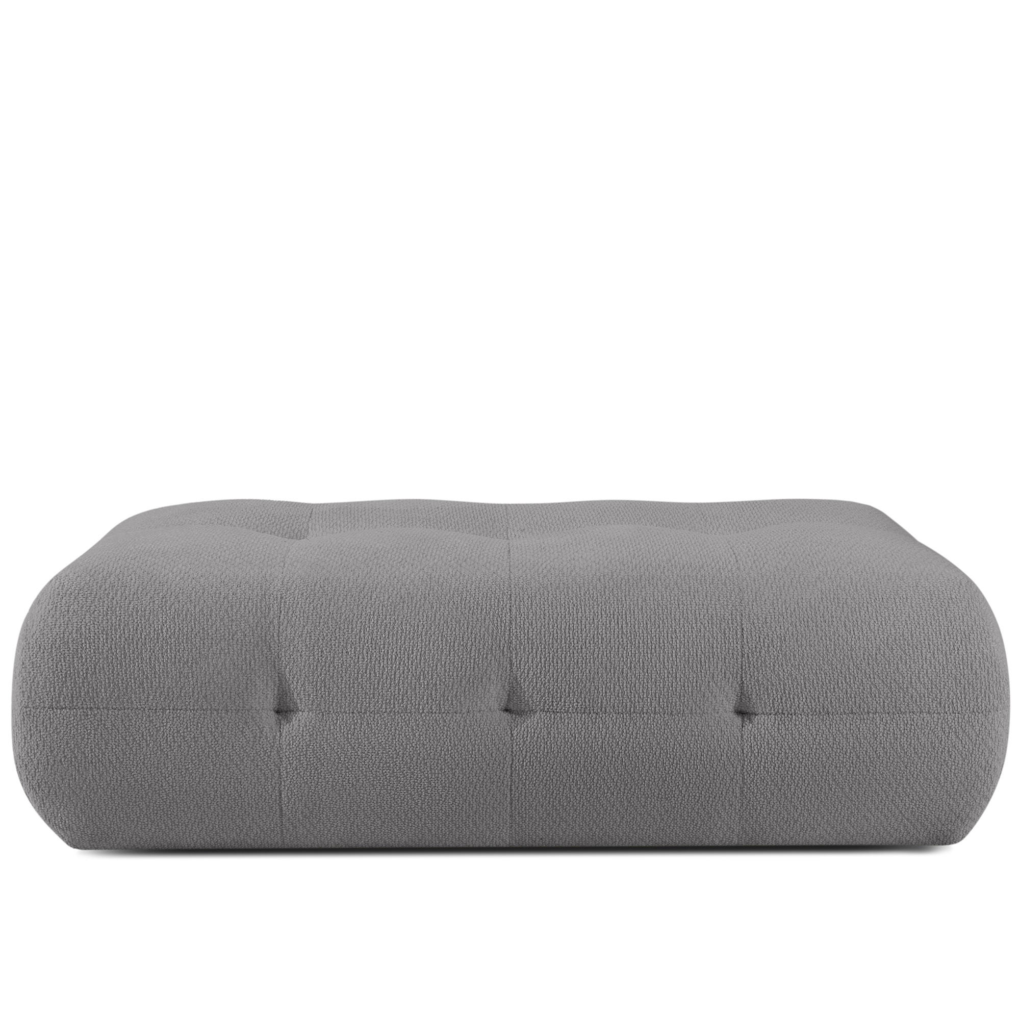 SITZHOCKER ALIGRA, Grau - Grau, Holz/Holzwerkstoff (144/44/95cm) - KONSIMO®