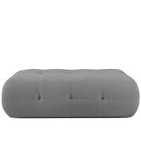 SITZHOCKER ALIGRA, Grau - Grau, Holz/Holzwerkstoff (144/44/95cm) - KONSIMO®