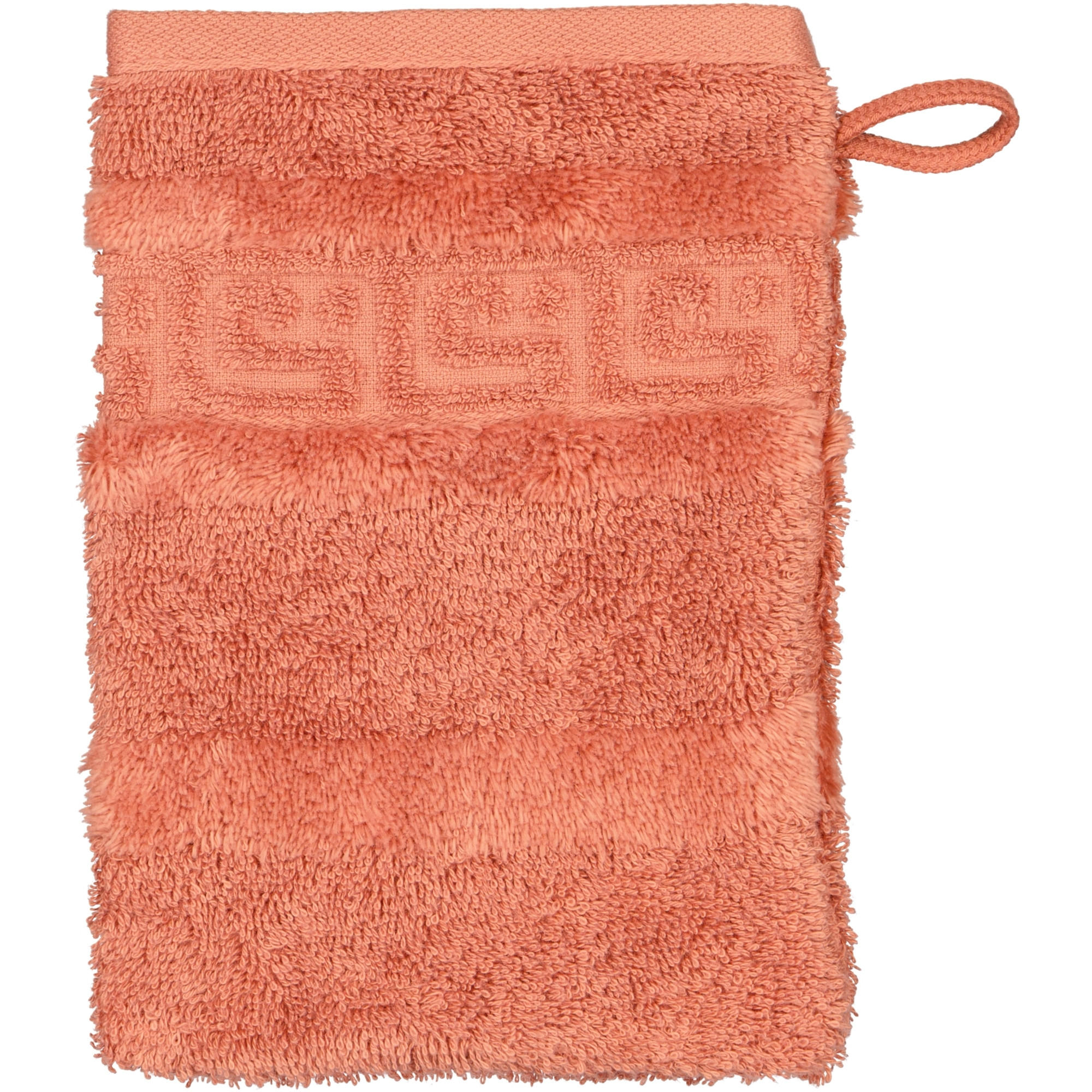 WASCHLAPPEN NOBLESSE UNI 1001 BRICK - 387 - Orange, Textil (16/22cm) - Cawoe