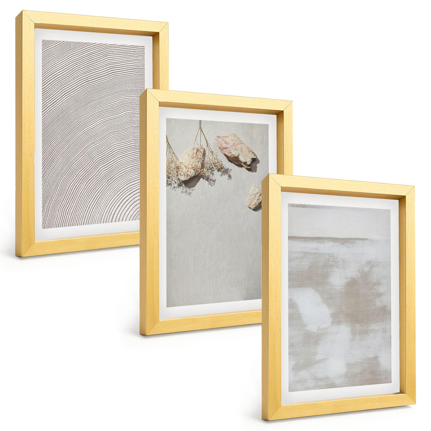 Tulup Bilder Gold 20x30 cm