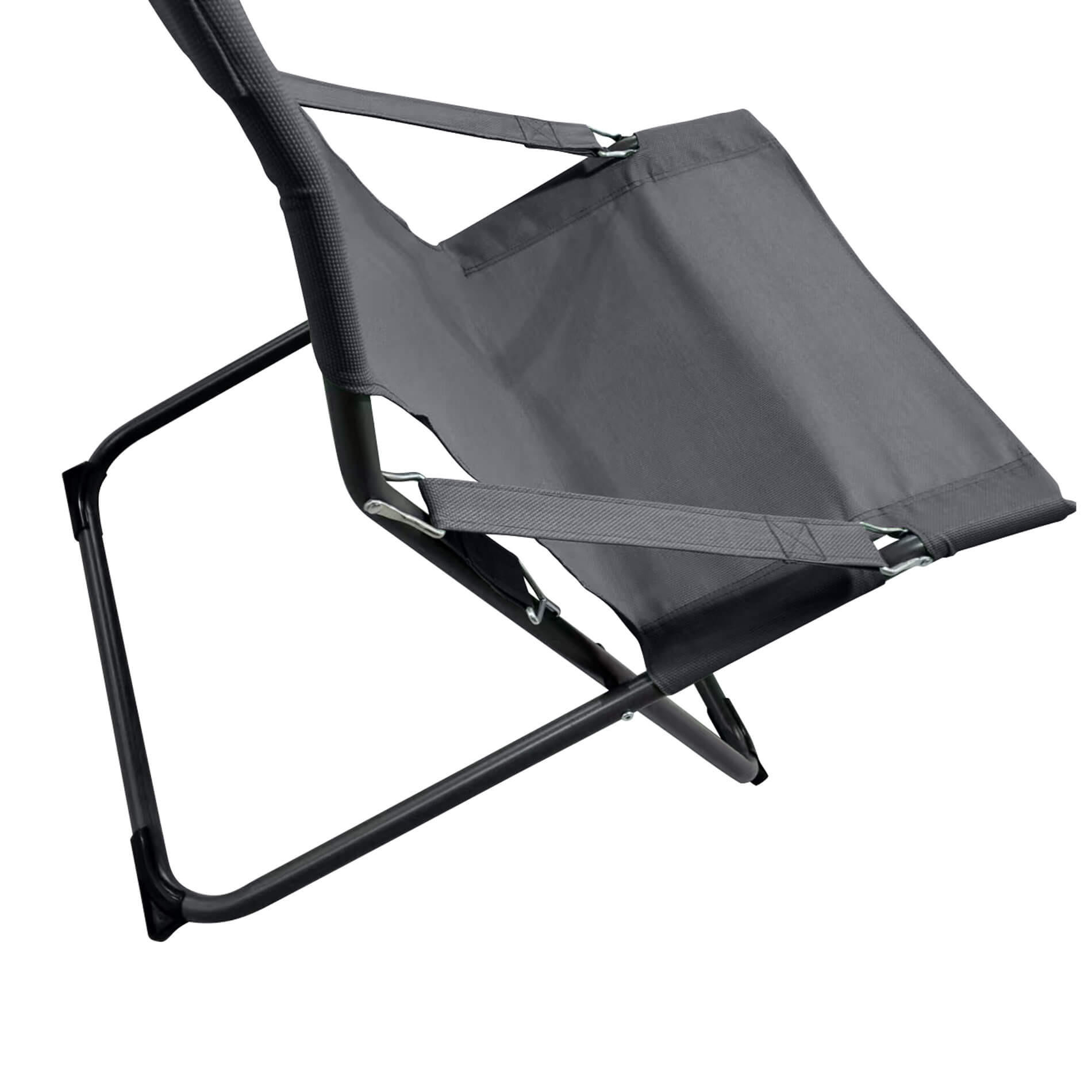 Rebecca Mobili Klappstuhl Für Garten & Terrasse | Neigbar, Mit Armlehnen, 110 Kg Belastbar, Polyesterbezug – 88x63x83 Cm