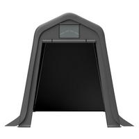 AUFBEWAHRUNGSSCHUPPEN 245x183x217 cm Grau - Grau, Metall (245/217/183cm) - ComfortXL