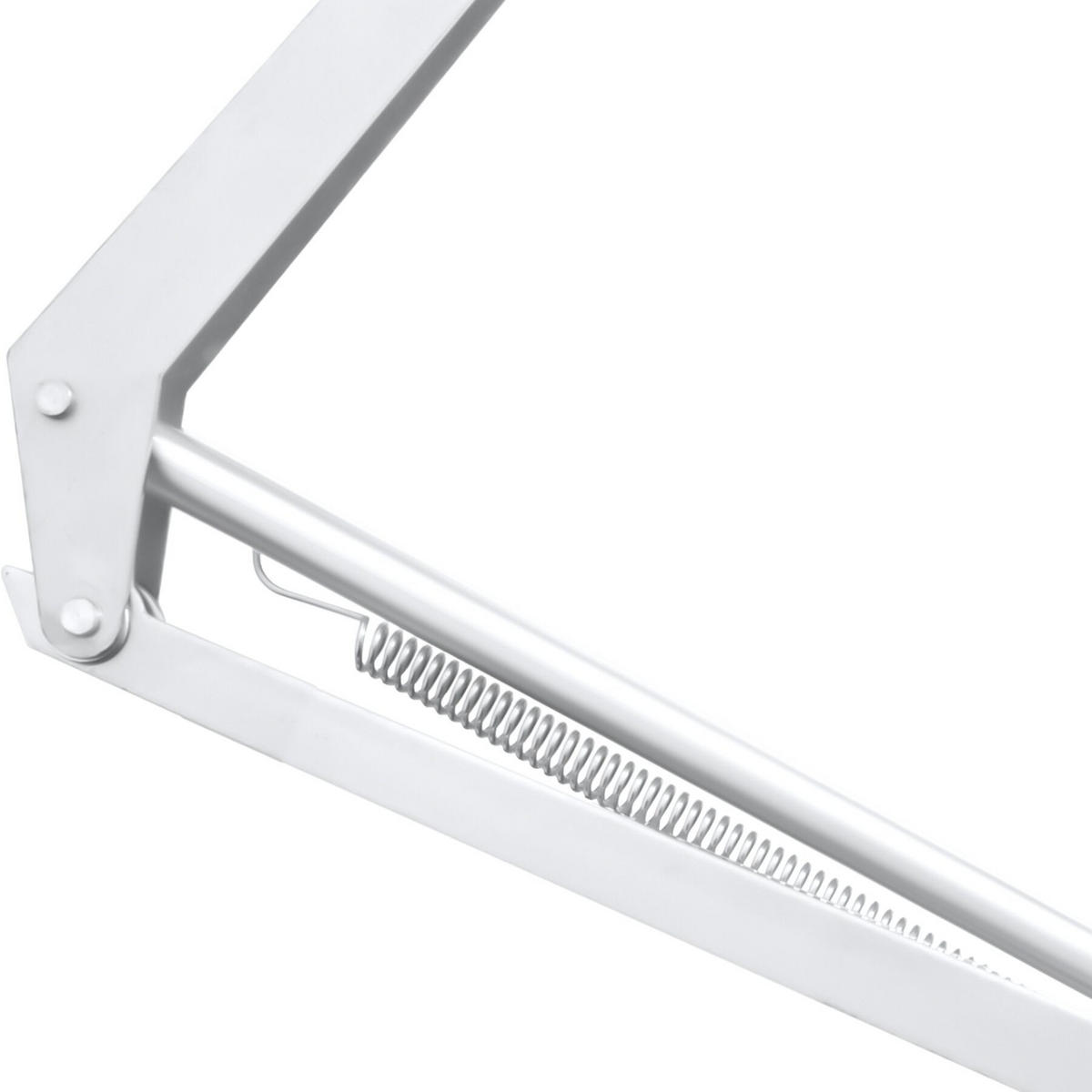 AUTOMATISCHER-FENSTERÖFFNER 2er Set, einfache Montage, silber - Silberfarben, Metall (4.5/5/32cm) - tectake