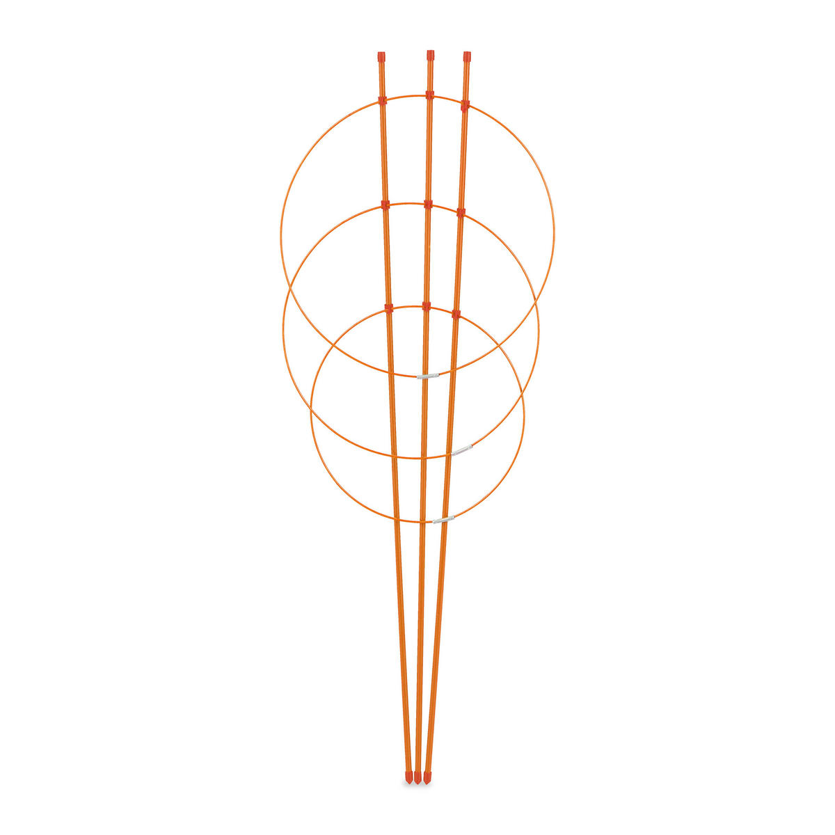 6XRANKHILFE - Orange, Kunststoff/Metall (28/76/28cm) - Relaxdays