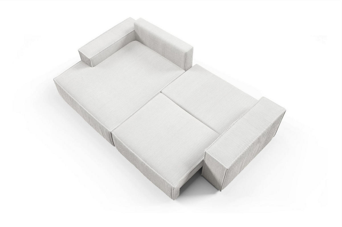 ECKSOFA Corunia Xs - Gelb, Holzwerkstoff/Textil (255/148cm) - Fun Möbel
