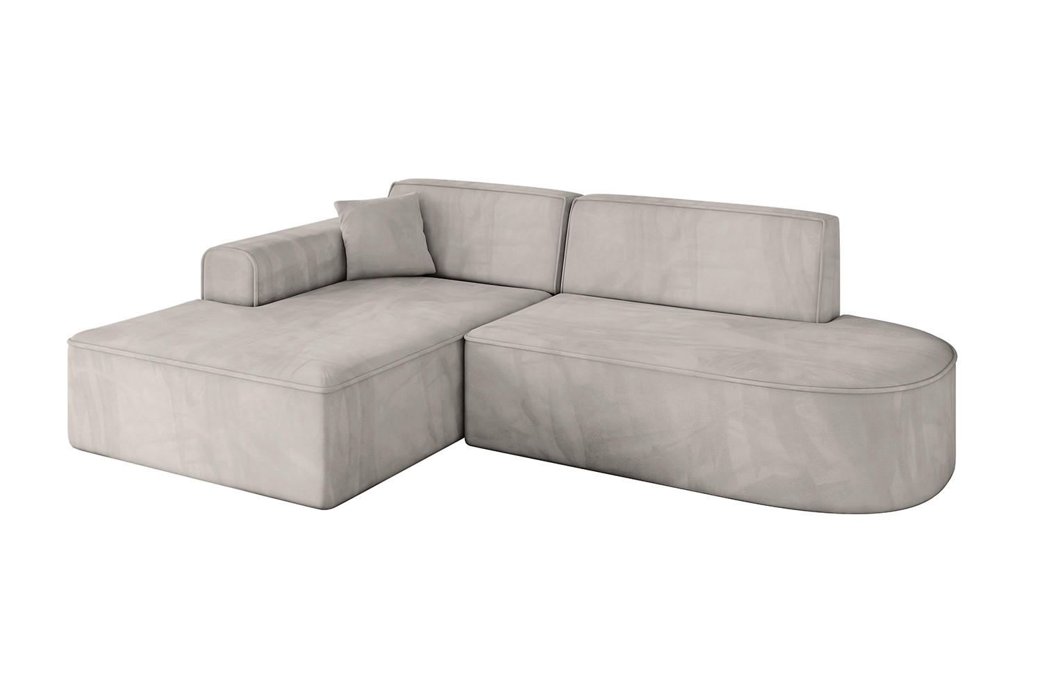 Altdecor Ecksofa Hellbraun 234x171 cm