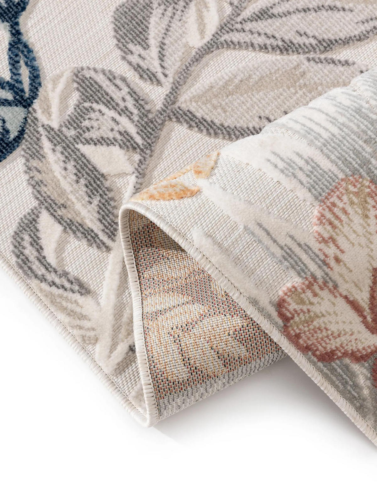 VNÚTORNÝ a vonkajší koberec Flora Viacfarebné 80x150 cm - krémová, plast (80/150cm) - benuta