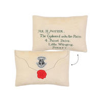 KINDERKISSEN Harry Potter Hogwarts Aufnahmebrief Brief Beige 30 x 45 cm - Beige, Textil (45/30cm) - United Labels