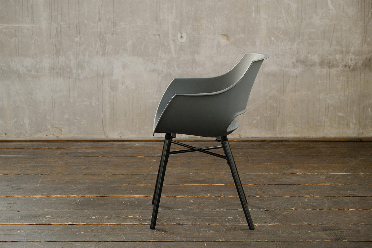 STUHL ZAJA Anthrazit Kunststoff - Anthrazit, Kunststoff (57/82/59cm) - KAWOLA