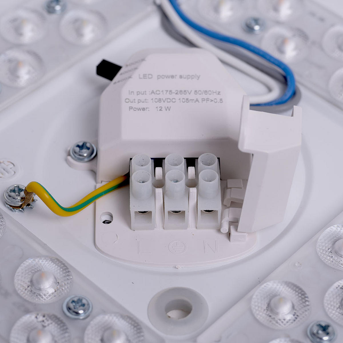 LED DECKENLEUCHTE Weiß Metall - Weiß, Metall (25.5/5.5/5.5cm)