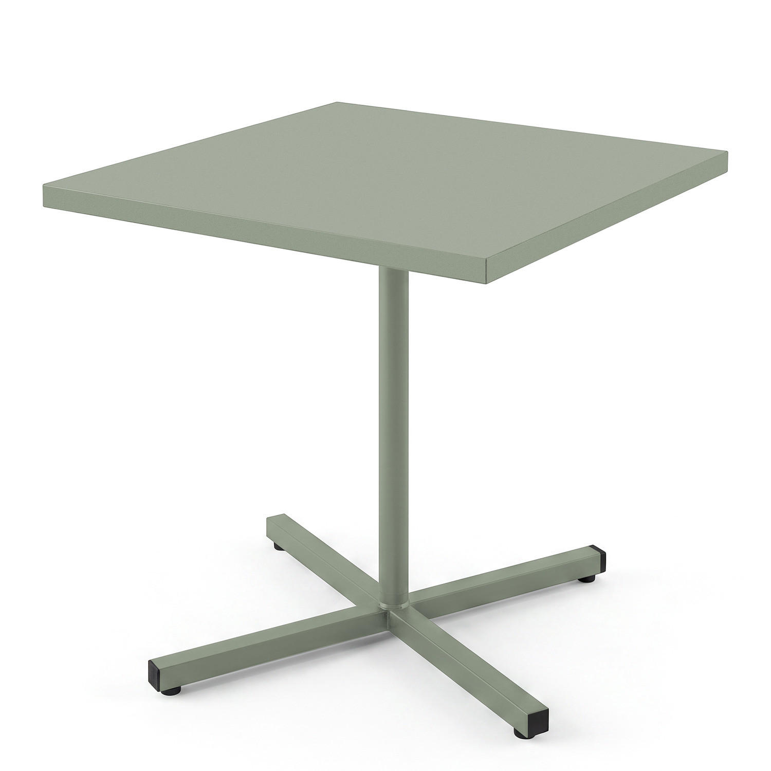 KLAPPTISCH - Stahl - Salbeigrün, Metall (60/60/74cm) - home24