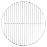 GRILLROST Rund Ø40 Cm 304 Edelstahl - Silberfarben, Metall (40/40cm) - vidaXL