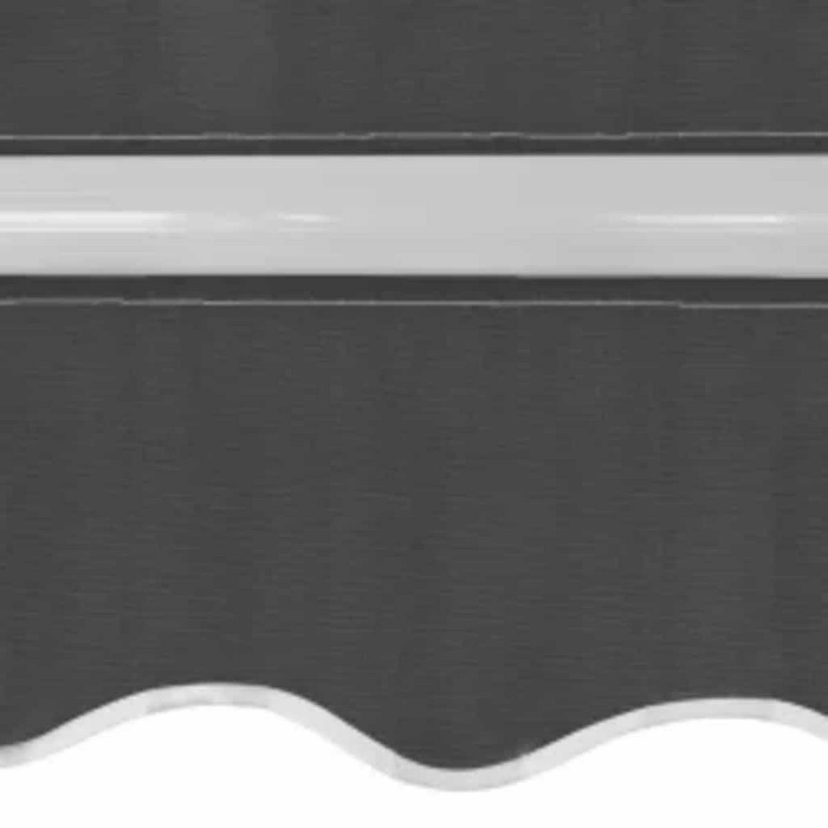 GELENKARMMARKISE 600 cm Anthrazit - Anthrazit, Textil (3/1/6cm) - furnicato