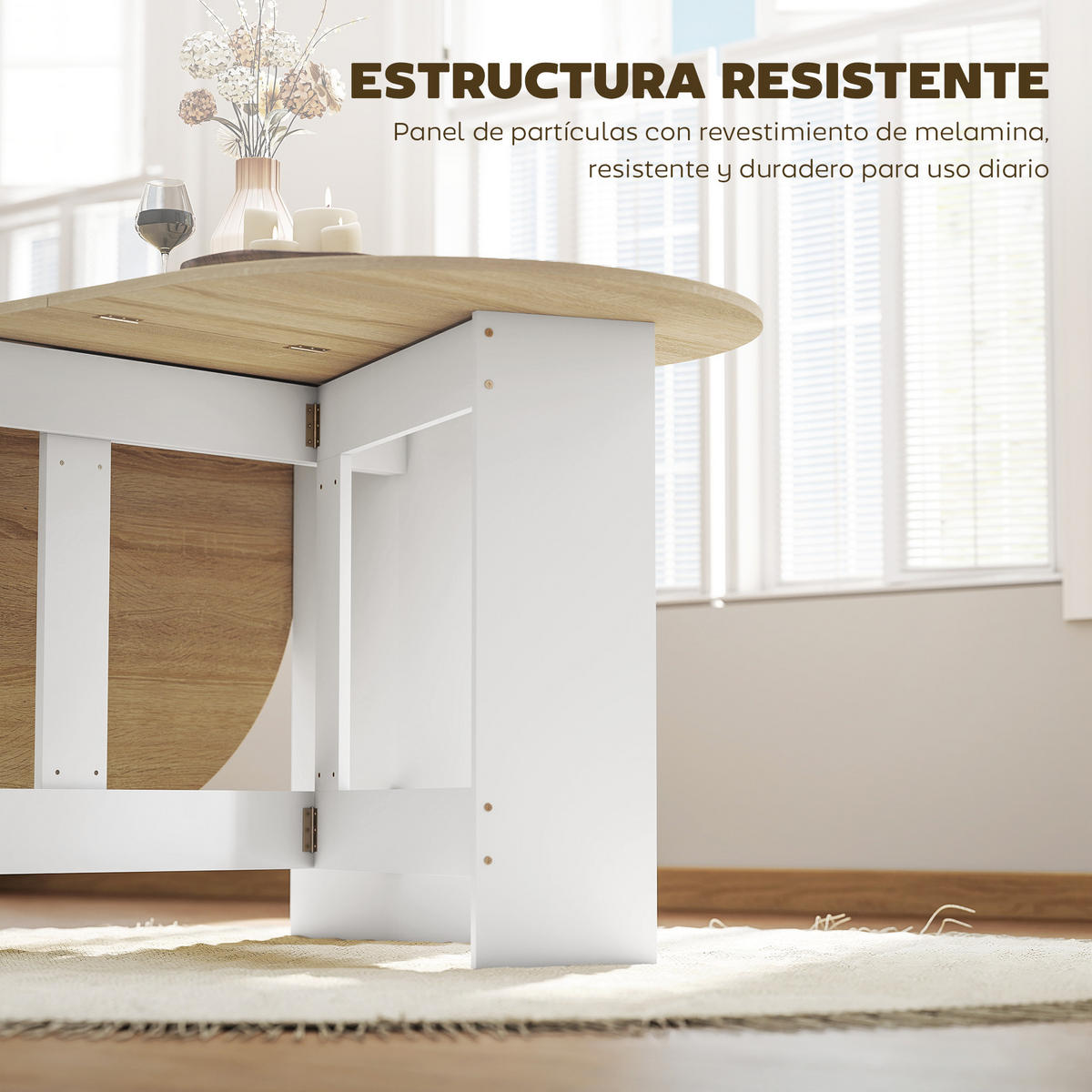 ESSTISCH Naturholz 1 Stück - Beige, Kunststoff (163/80/75cm) - GiPP