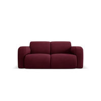 SOFA Molino aus strukturiertem Stoff burgundfarben 2 Sitzplätze - Bordeaux, Textil (95/72/170cm) - Micadoni