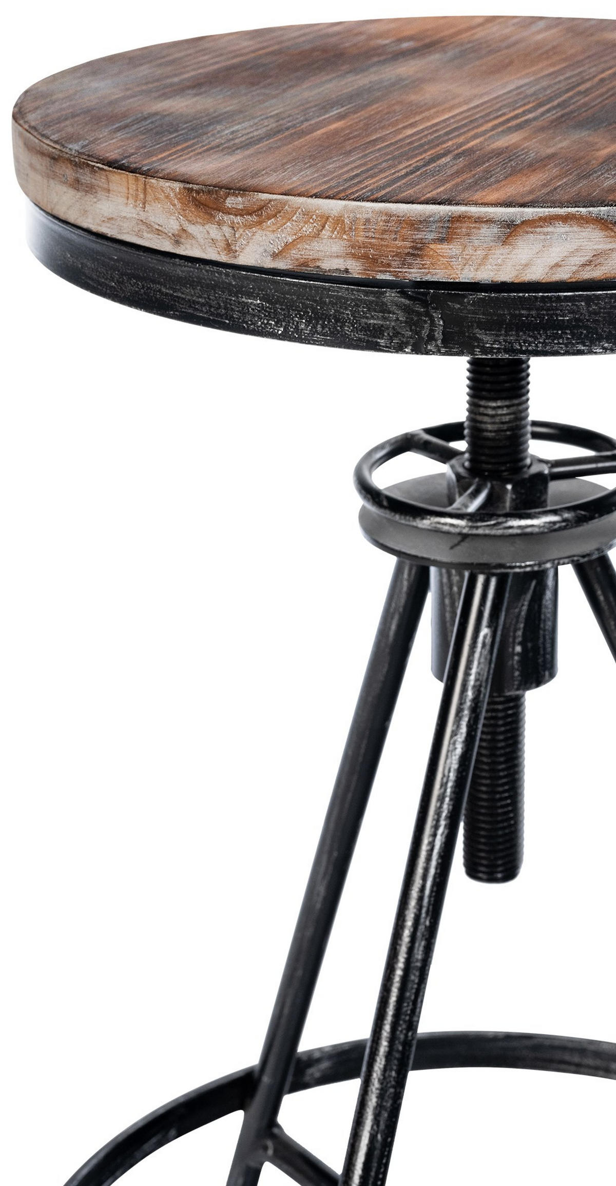 BARHOCKER 2er Set Metall Silber - Silberfarben, Metall (44/67/44cm) - CLP