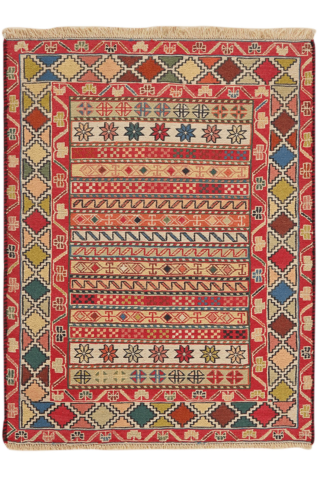 Looma Kelim-Teppich Mehrfarbig 73x93 cm