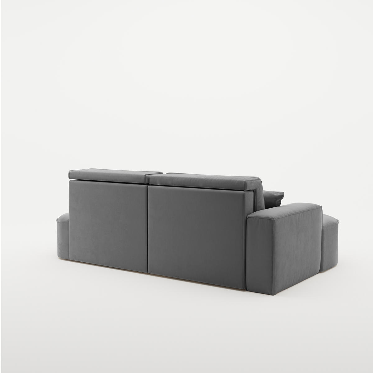 ECKSOFA Modena Pro - Komfort Und Stil Stoff Salvador Anthrazit Links - Anthrazit, Holz (278/179cm) - Kaiser Möbel