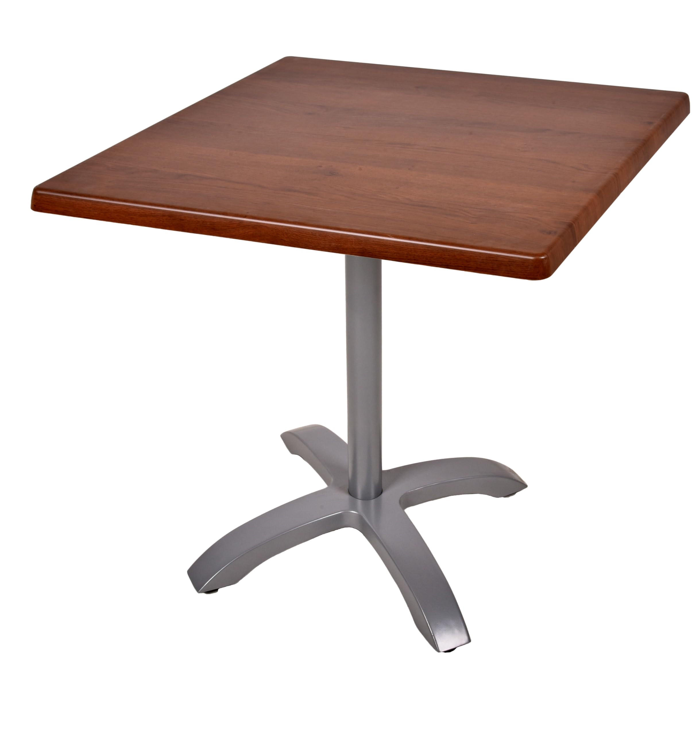 BISTROTISCH Katja 70x70cm Quadratisch Dunkelbraun Holz Cafétisch - Dunkelbraun, Holz (80/80/66cm) - DELUKE