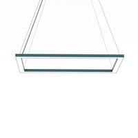 LED-HÄNGELEUCHTE - Blau, Metall (40/60/100cm) - Lumicom