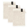 WASCHHANDSCHUH BAUMWOLLE SENSE 3ER SET - Creme, Textil (16/21cm) - Schöner Wohnen
